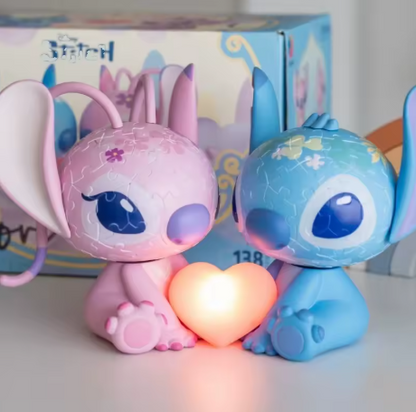 3D Puzzle Love Stitch and Angel
