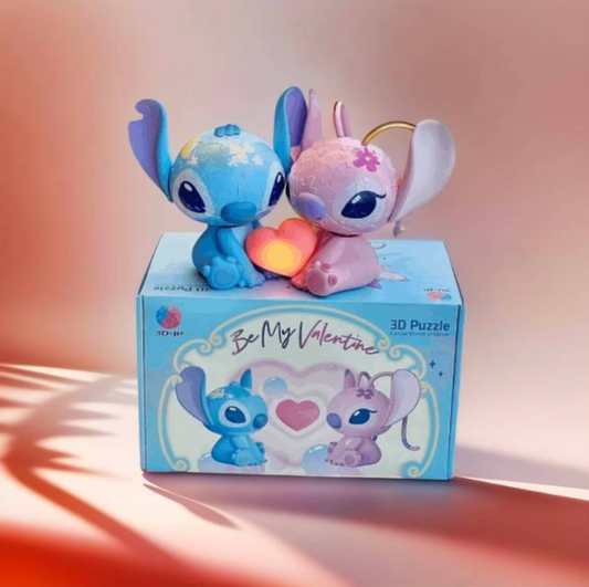 3D Puzzle Love Stitch and Angel