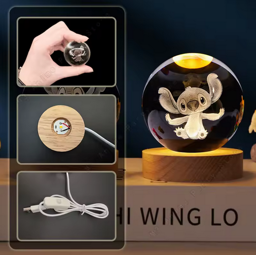 Stitch Luminous Crystal Ball