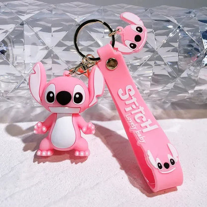 Stitch &amp; Angel Magic Keychain