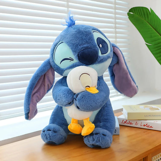 Stitch and Duck Plush 30 cm
