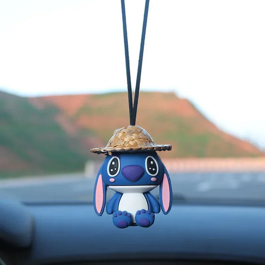 Stitch mirror pendant